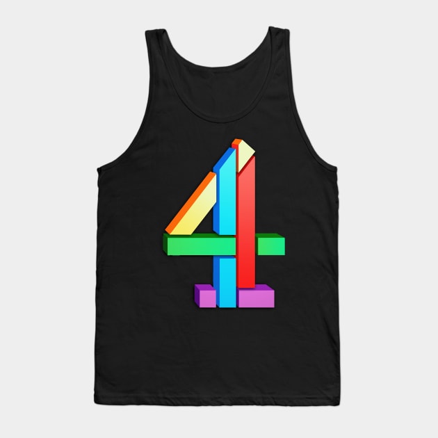 Channel 4 retro Tank Top by theamylloydminster